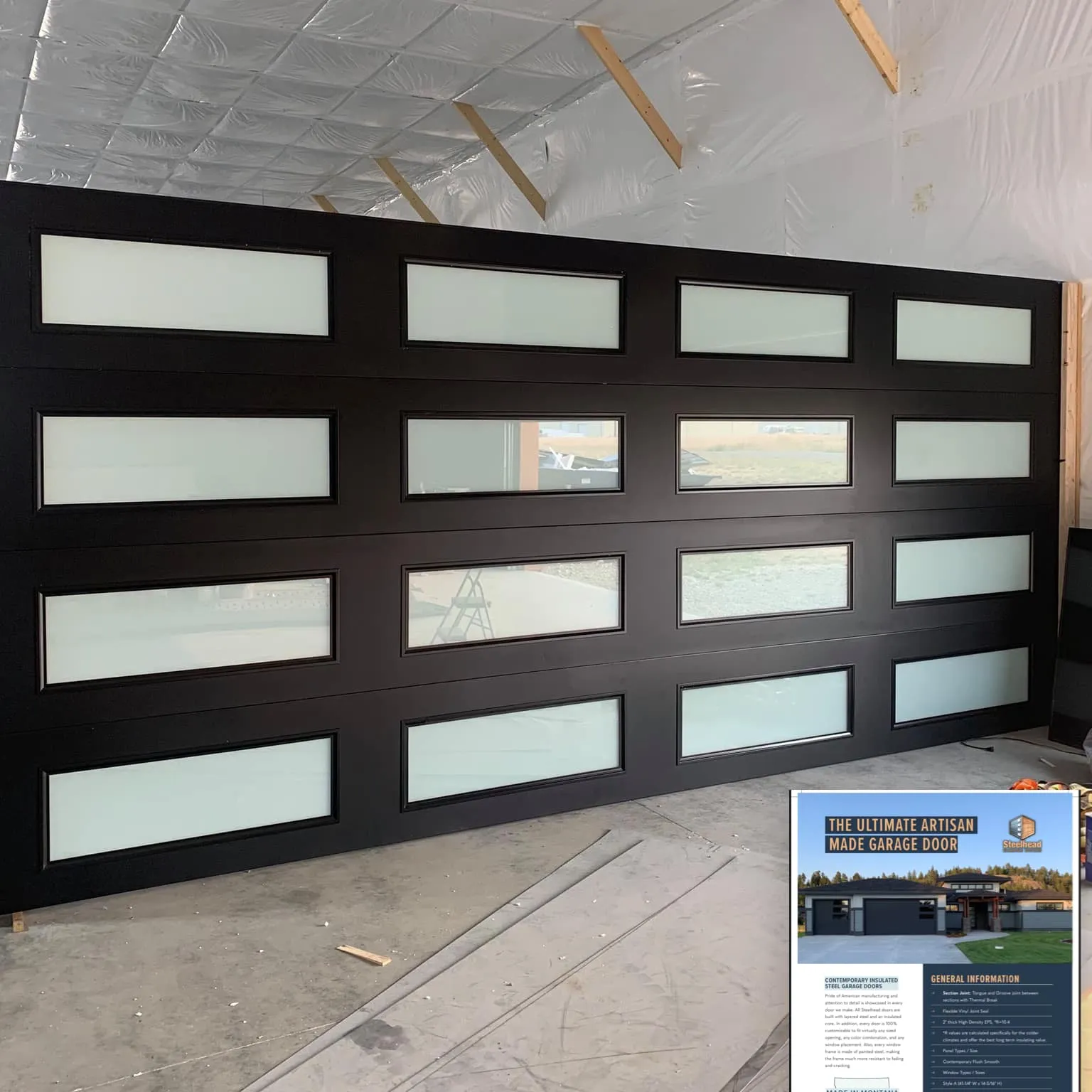 Steelhead garage door installation