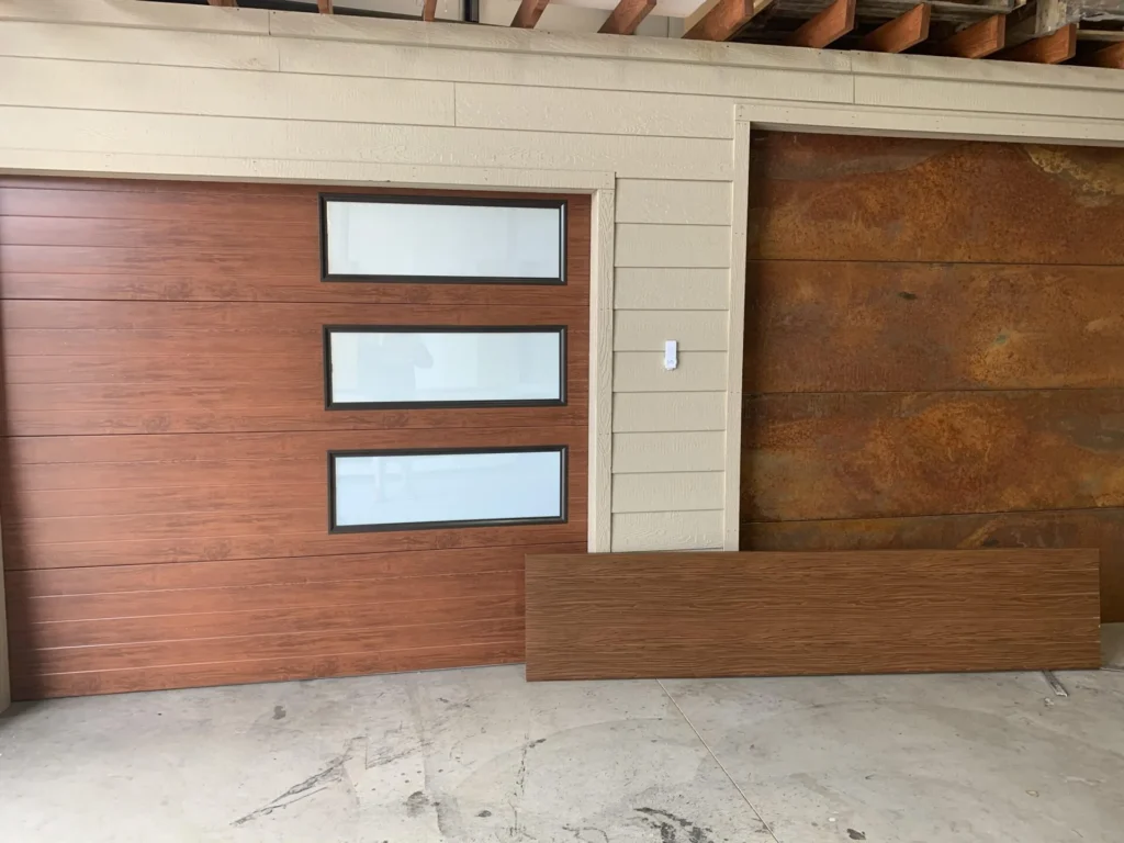 Modern, woodgrain, Corten